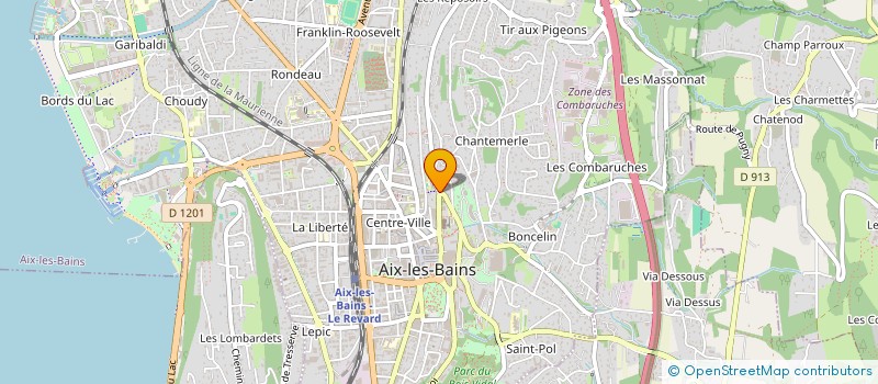 localisation de l'entreprise MONSIEUR TOMMY GRANGE à AIX-LES-BAINS