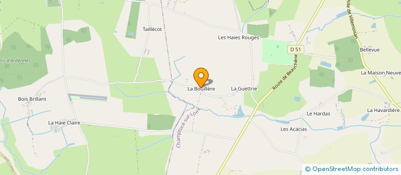 localisation de l'entreprise MONSIEUR TOMMY GUIHO  CHAMPTOCE-SUR-LOIRE