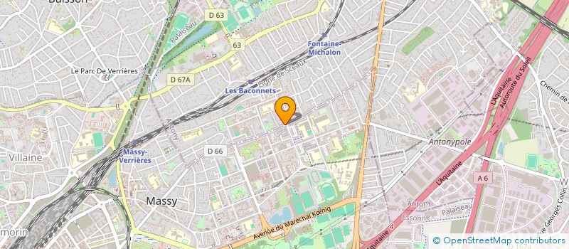 localisation de l'entreprise MONSIEUR TOMMY HU à ANTONY