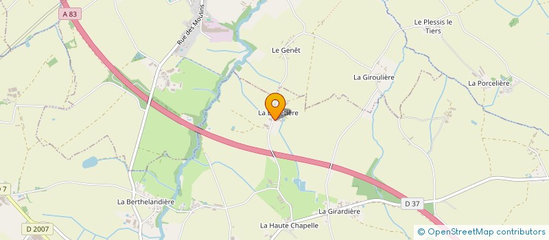 localisation de l'entreprise MONSIEUR TOMMY JOUBERT à ESSARTS EN BOCAGE