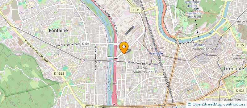 localisation de l'entreprise MONSIEUR TOMMY LADREYT  GRENOBLE