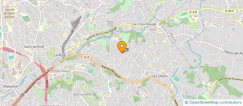localisation de l'entreprise MONSIEUR TOMMY LECLERE  MARSEILLE
