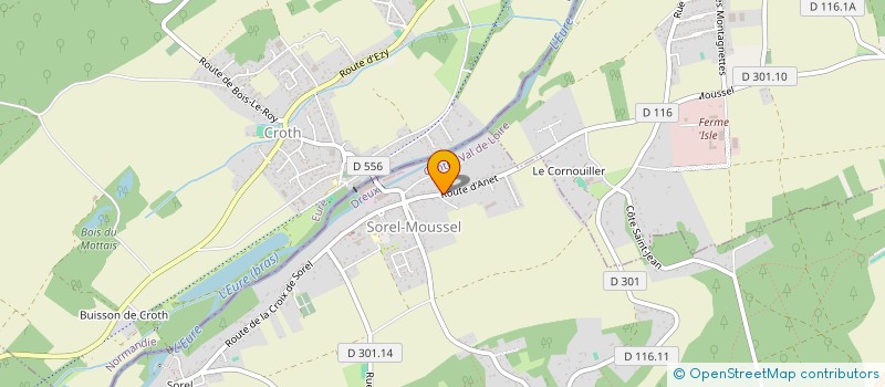 localisation de l'entreprise MONSIEUR TOMMY-LEE DAVID  SAUSSAY