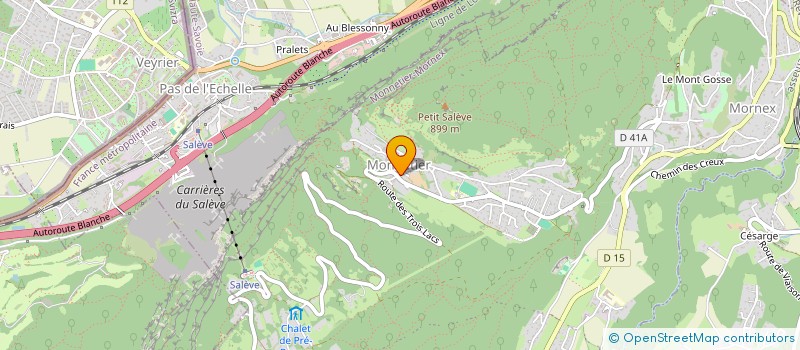 localisation de l'entreprise MONSIEUR TOMMY LEFEVRE  MONNETIER-MORNEX