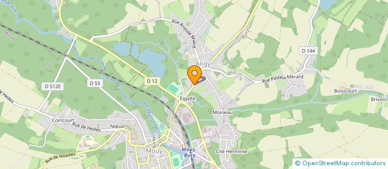 localisation de l'entreprise MONSIEUR TOMMY LEROUX  ANGY