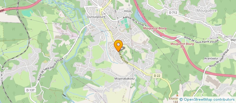 localisation de l'entreprise MONSIEUR TOMMY LOURENCO  SAINT-PIERRE-D'IRUBE