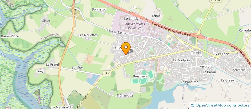 localisation de l'entreprise MONSIEUR TOMMY MASSELOT  THEIX-NOYALO