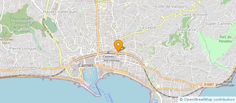 localisation de l'entreprise MONSIEUR TOMMY MEBROUK à CANNES