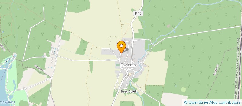 localisation de l'entreprise MONSIEUR TOMMY OLLAGNIER GACEM  FAVIERES