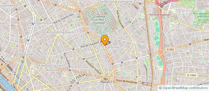 localisation de l'entreprise MONSIEUR TOMMY PEREIRA CALADO MARTINS  PARIS