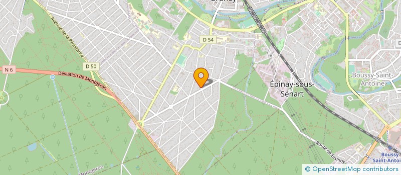 localisation de l'entreprise MONSIEUR TOMMY REGNIER  BRUNOY