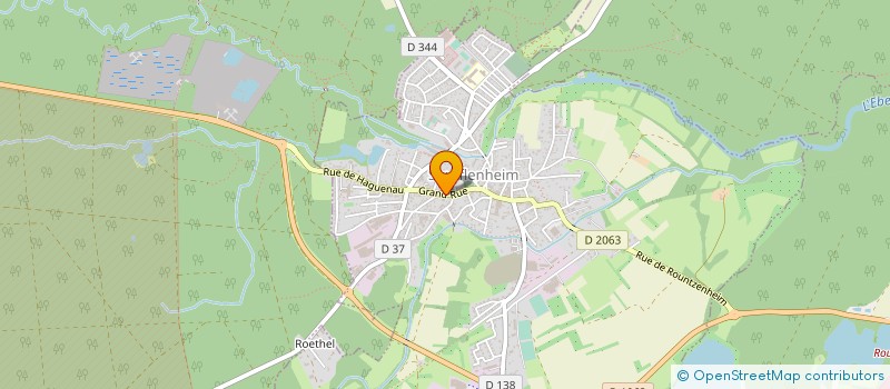 localisation de l'entreprise MONSIEUR TOMMY REINHARDT  SOUFFLENHEIM