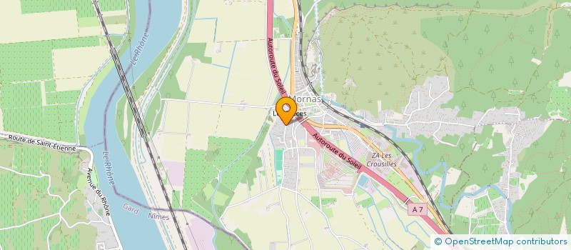 localisation de l'entreprise MONSIEUR TOMMY RICCARDI  MORNAS