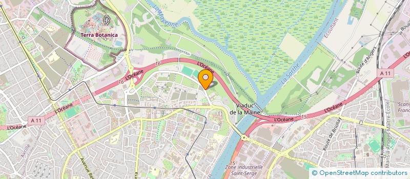 localisation de l'entreprise MONSIEUR TOMMY TEAKA à ANGERS