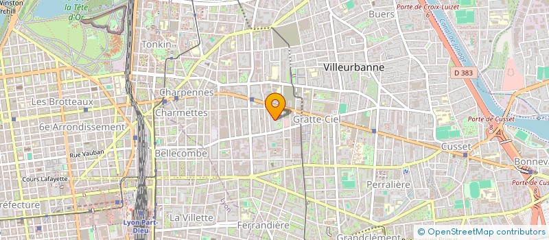 localisation de l'entreprise MONSIEUR TOMMY TRAN  VILLEURBANNE