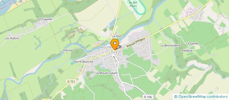 localisation de l'entreprise MONSIEUR TOMMY VERON  ROCHEFORT-SUR-LOIRE