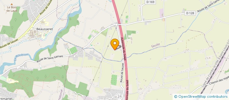 localisation de l'entreprise MONSIEUR TOMMY VOLLE  SAUZET