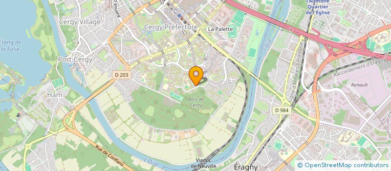 localisation de l'entreprise MONSIEUR TOMMY WOLFF  CERGY