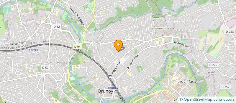 localisation de l'entreprise MONSIEUR TOMY BRIET à BRUNOY