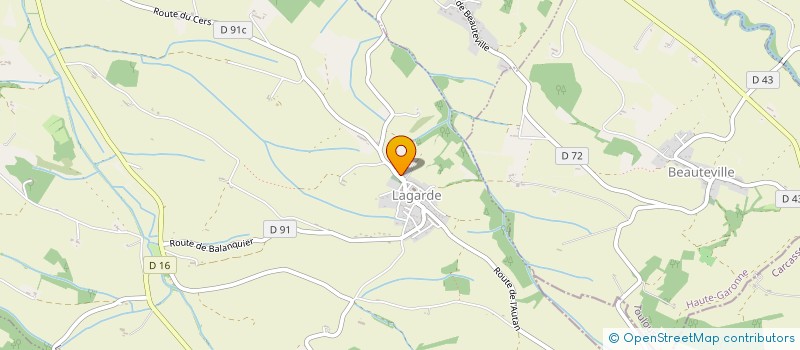 localisation de l'entreprise MONSIEUR TOMY DELUCQ  LAGARDE