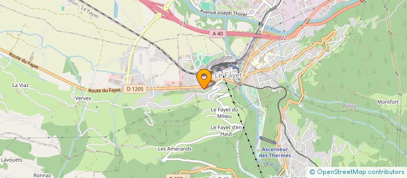 localisation de l'entreprise MONSIEUR TOMY FEVRE  SAINT-GERVAIS-LES-BAINS