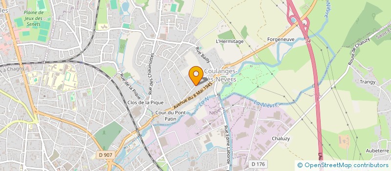 localisation de l'entreprise MONSIEUR TOMY LEYMONIE à COULANGES-LES-NEVERS