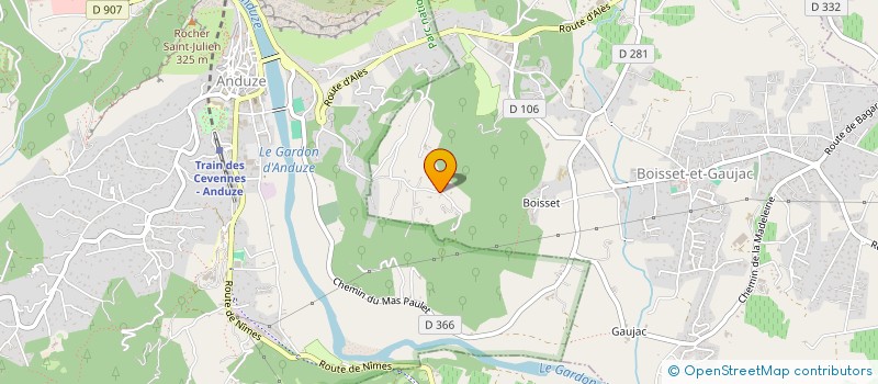 localisation de l'entreprise MONSIEUR TOMY ROYER  BOISSET-ET-GAUJAC