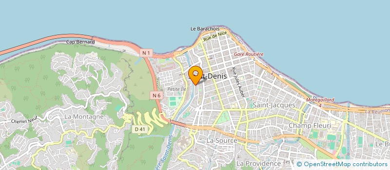 localisation de l'entreprise MONSIEUR TOMY SALAS à SAINT-DENIS