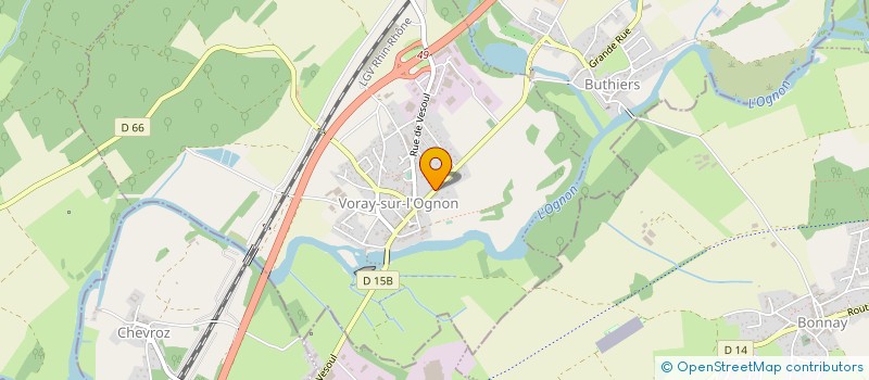 localisation de l'entreprise MONSIEUR TOMY VIENET  VORAY-SUR-L'OGNON