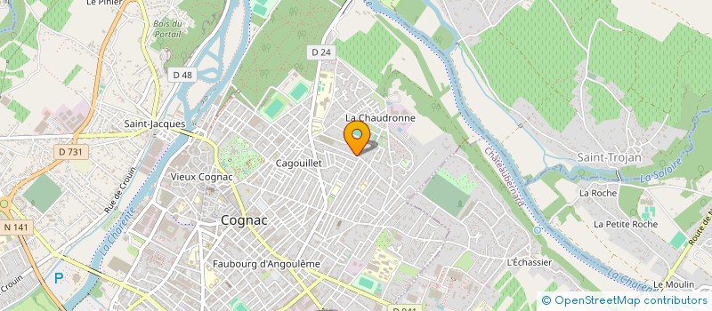 localisation de l'entreprise MONSIEUR TON-JONATHAN JANCZAK à COGNAC