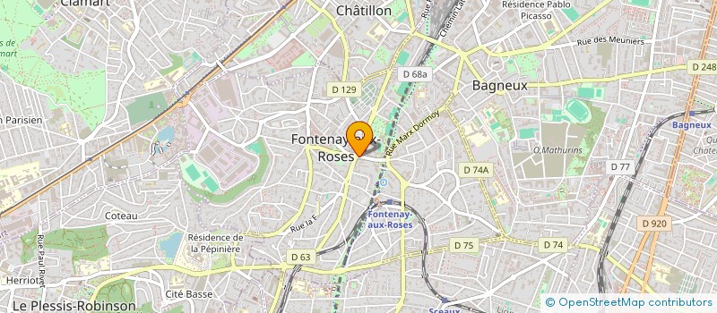 localisation de l'entreprise MONSIEUR TONG CHOU à FONTENAY-AUX-ROSES