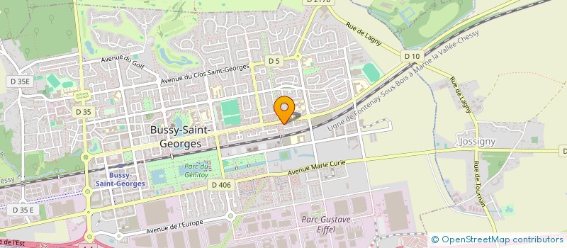 localisation de l'entreprise MONSIEUR TONG YEN LU  BUSSY-SAINT-GEORGES