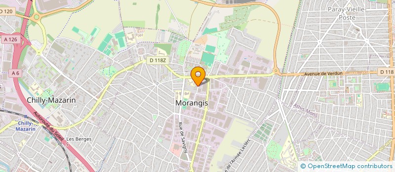 localisation de l'entreprise MONSIEUR TONGBE ROMAIN GAYE  MORANGIS