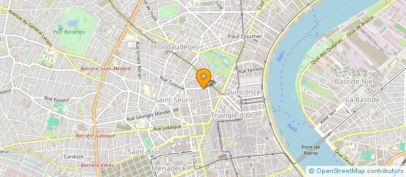 localisation de l'entreprise MONSIEUR TONGNI KONGO  BORDEAUX