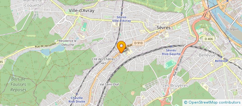 localisation de l'entreprise MONSIEUR TONGUIM COMPAORE à SEVRES