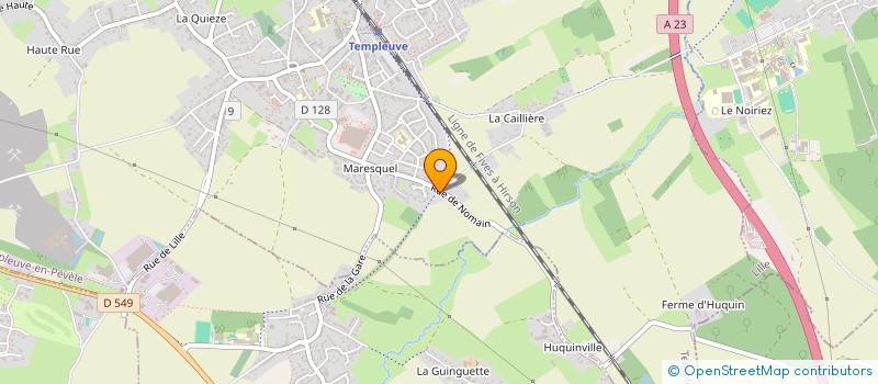 localisation de l'entreprise MONSIEUR TONI CARNEVALE  TEMPLEUVE-EN-PEVELE