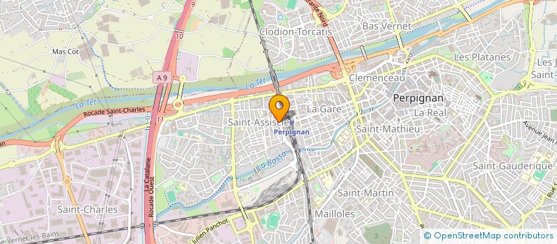 localisation de l'entreprise MONSIEUR TONI CHOISNET  PERPIGNAN