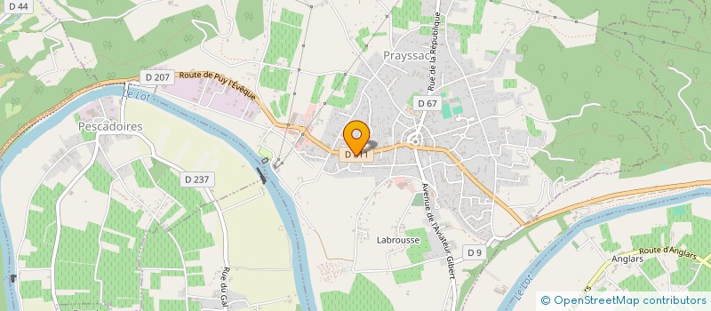 localisation de l'entreprise MONSIEUR TONI DAL-MOLIN à PRAYSSAC