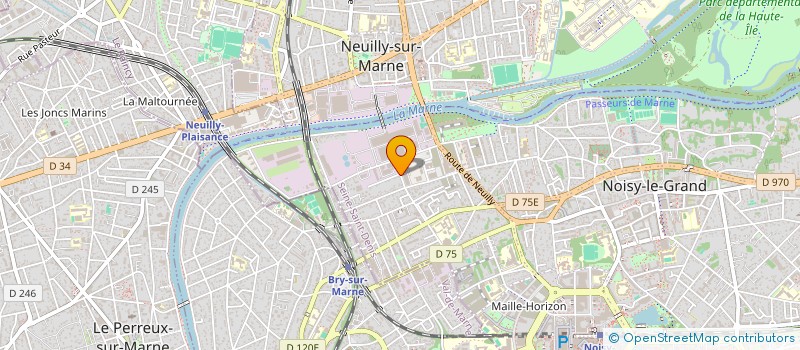 localisation de l'entreprise MONSIEUR TONI INACIO à NOISY-LE-GRAND