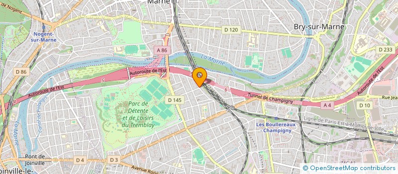 localisation de l'entreprise MONSIEUR TONI TAHAN à CHAMPIGNY-SUR-MARNE