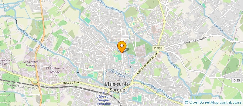 localisation de l'entreprise MONSIEUR TONI VALERO  L'ISLE-SUR-LA-SORGUE