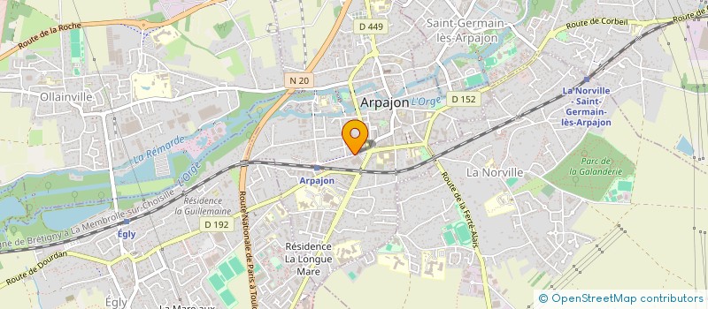 localisation de l'entreprise MONSIEUR TONI ZIB à ARPAJON