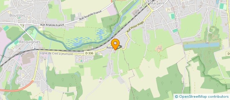 localisation de l'entreprise MONSIEUR TONIE BRUYERE  JEUMONT