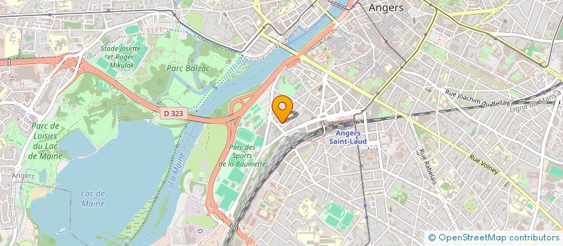 localisation de l'entreprise MONSIEUR TONIN LAIRMELIN à ANGERS