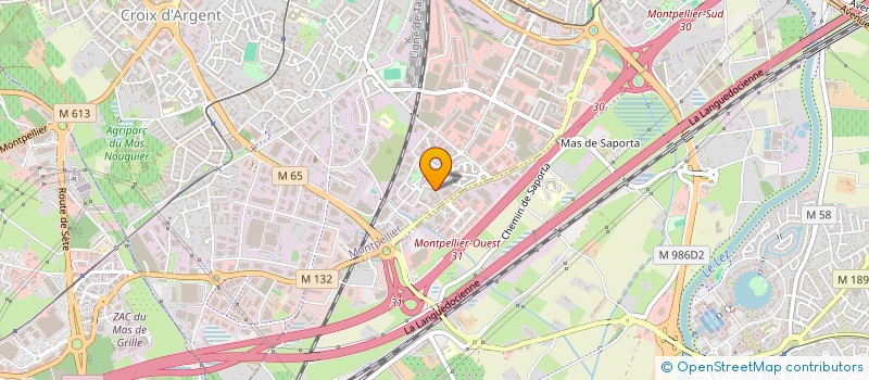 localisation de l'entreprise MONSIEUR TONINO BATISTA  MONTPELLIER