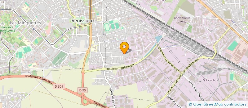 localisation de l'entreprise MONSIEUR TONINO D'ORAZIO  VENISSIEUX