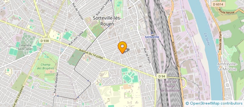 localisation de l'entreprise MONSIEUR TONINO RIZZO  ROUEN