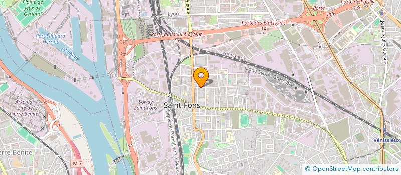 localisation de l'entreprise MONSIEUR TONINO SANTORO  SAINT-FONS