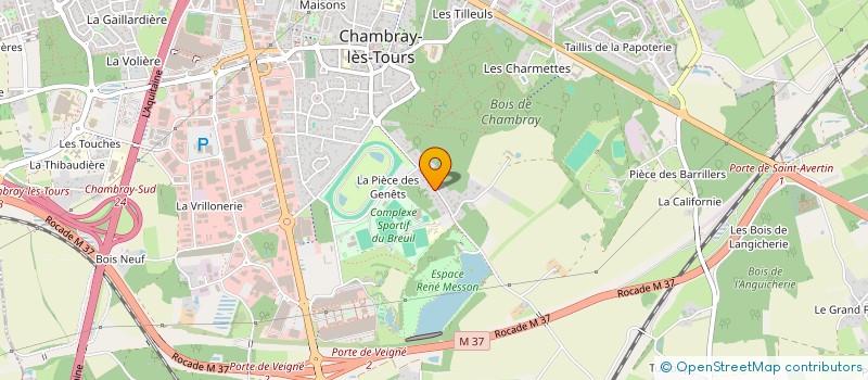 localisation de l'entreprise MONSIEUR TONIO HERNANDEZ  CHAMBRAY-LES-TOURS