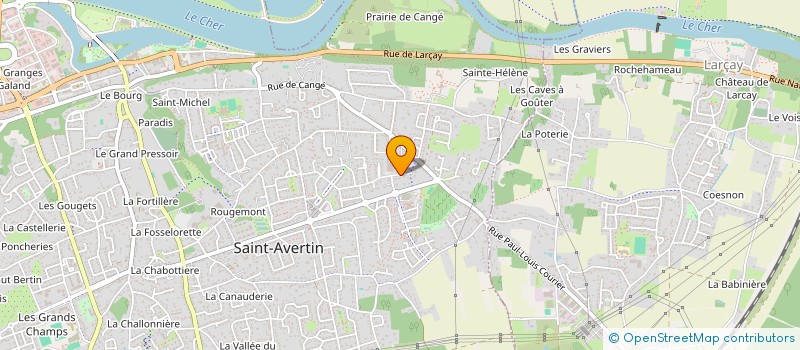 localisation de l'entreprise MONSIEUR TONIO ORTICAT  SAINT AVERTIN